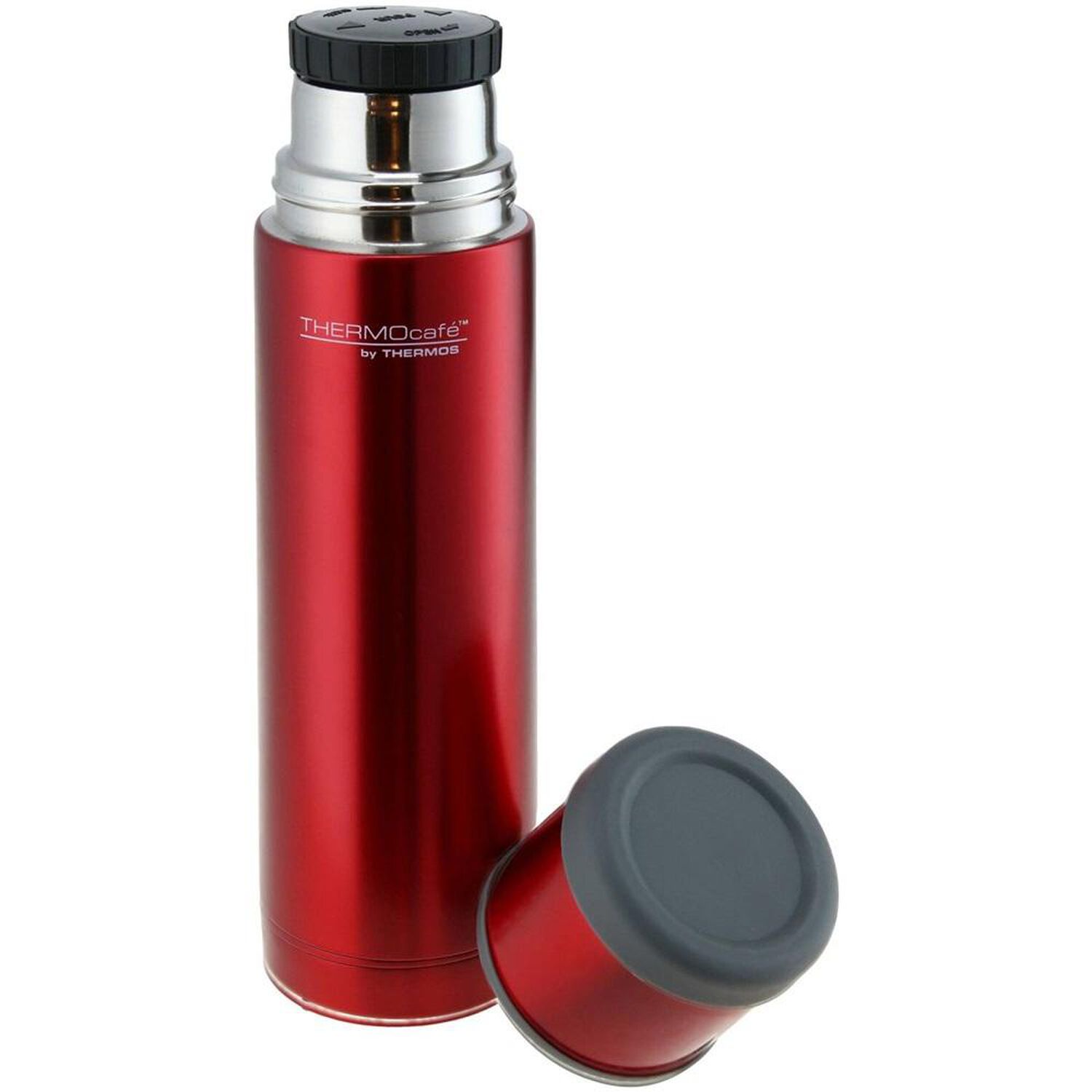 Termo L&iacute;quido Acero Rojo Everynight 1l Thermos image number 1.0