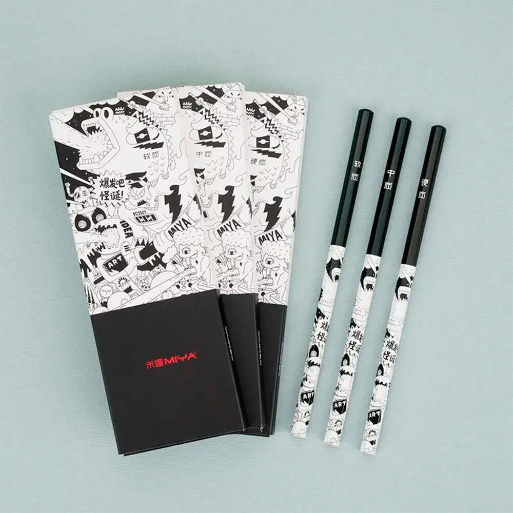 Miya L&aacute;pices De Grafito 8b 8 Unidades image number 5.0
