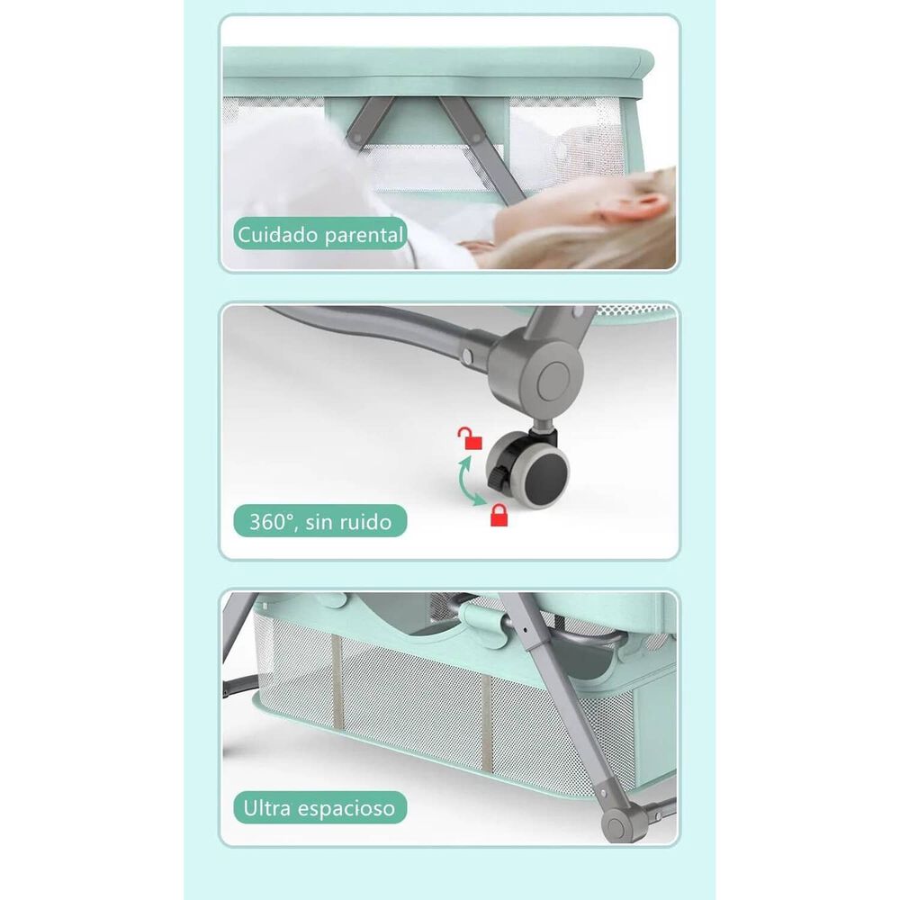 Cuna Beb&eacute; Con Accesorios Caf&eacute; By Lubabycas image number 3.0