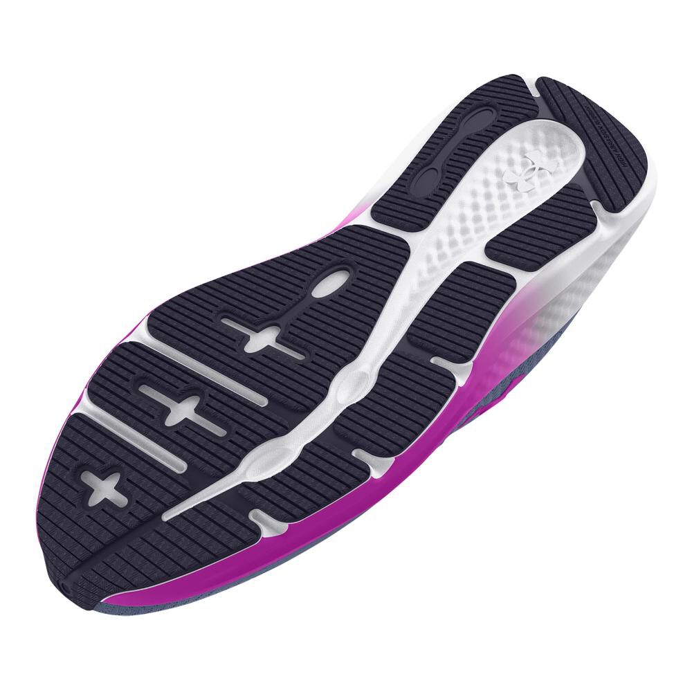 Zapatilla Running Under Armour Mujer Charged Pursuit Acero image number 2.0