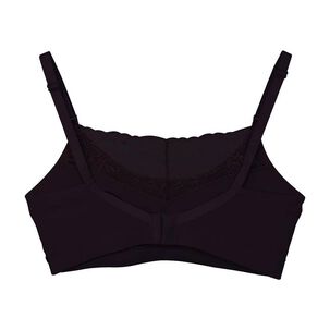 Sost&eacute;n De Lactancia Absorbente - Semi Encaje Negro 2rios
