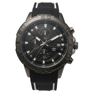 Reloj An&aacute;logo Hombre Umbro Plus Negro/blanco Umbp-1500-108