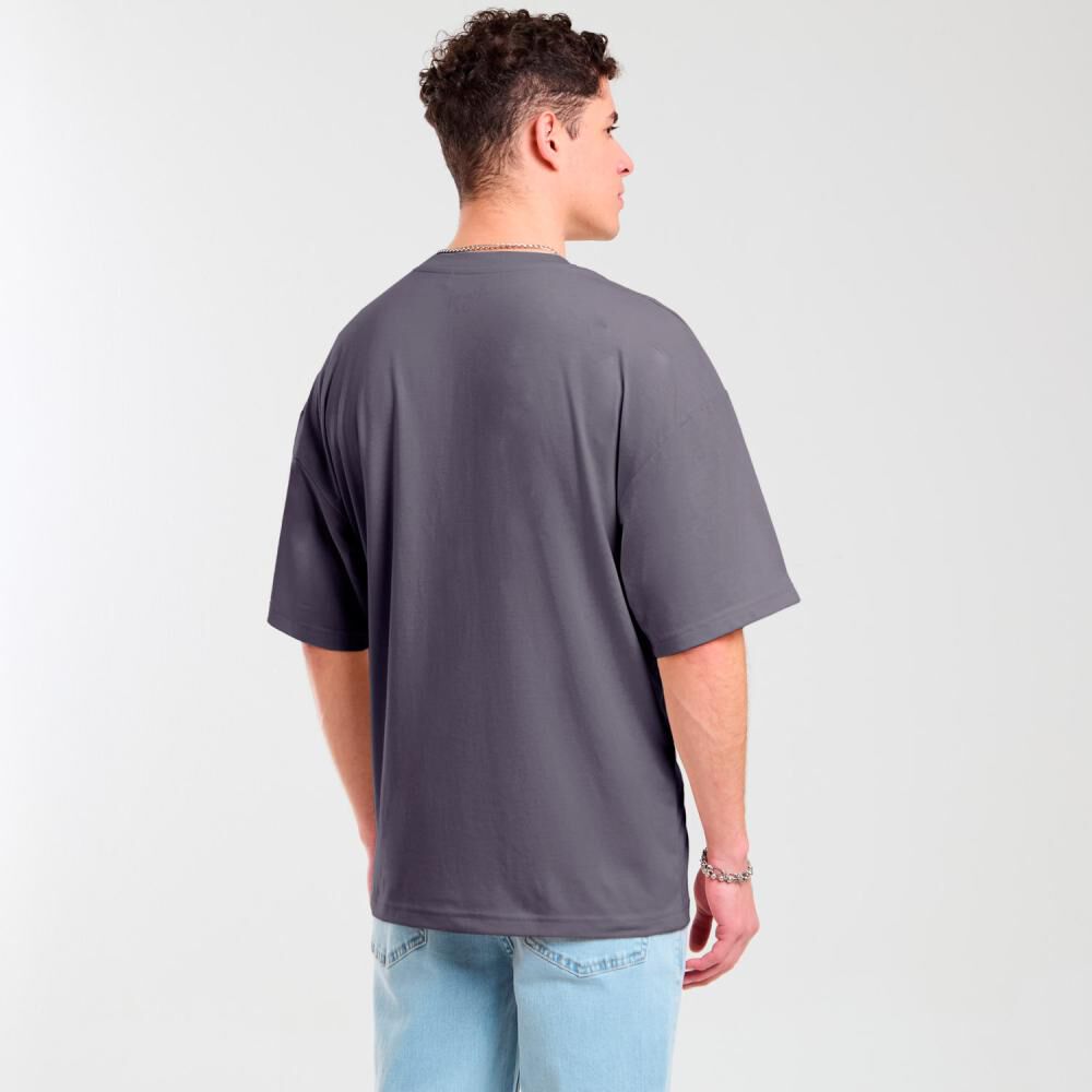 Polera Oversize Manga Corta Cuello Redondo Hombre Skuad image number 2.0