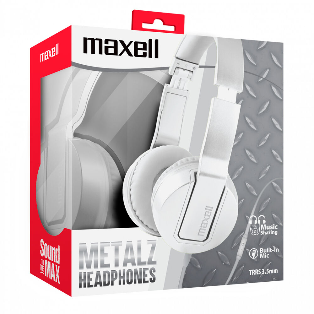 Audifonos Sms-10 Maxell Ajustable Metalz Headphone Trrs 3.5m image number 2.0