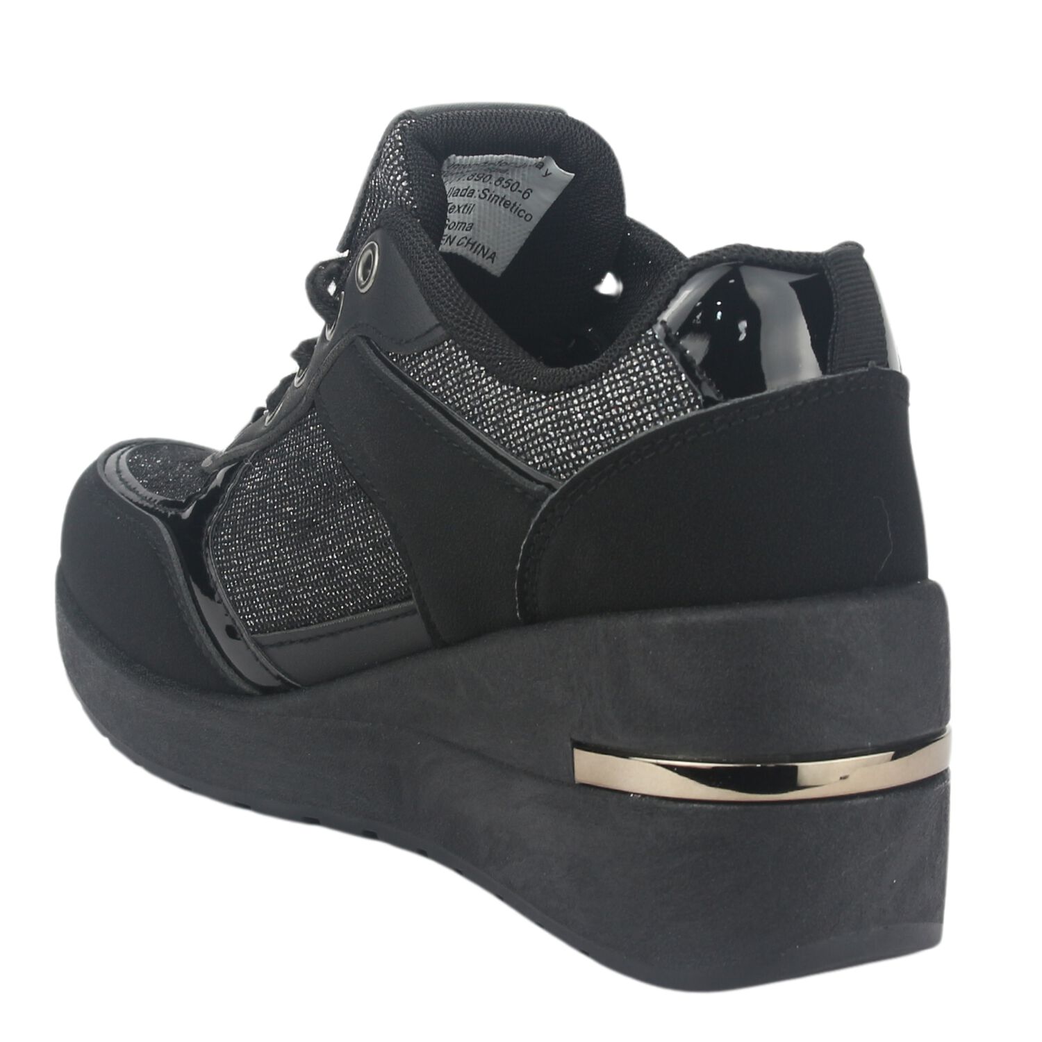 Zapatilla Chalada Mujer Bolki-1 Negro Urbano image number 3.0