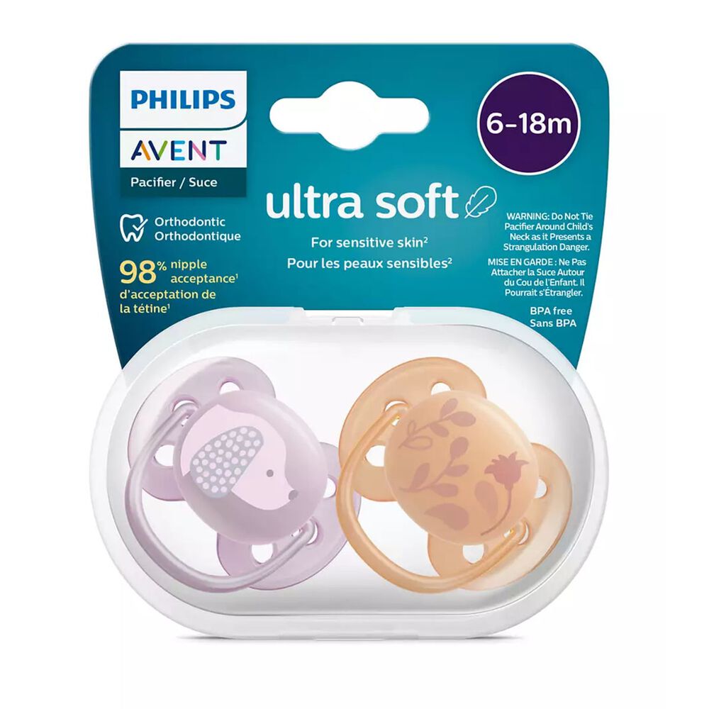 Chupete Philips Avent Ultra Soft Scf091/18 X2u 6-18 Meses image number 2.0
