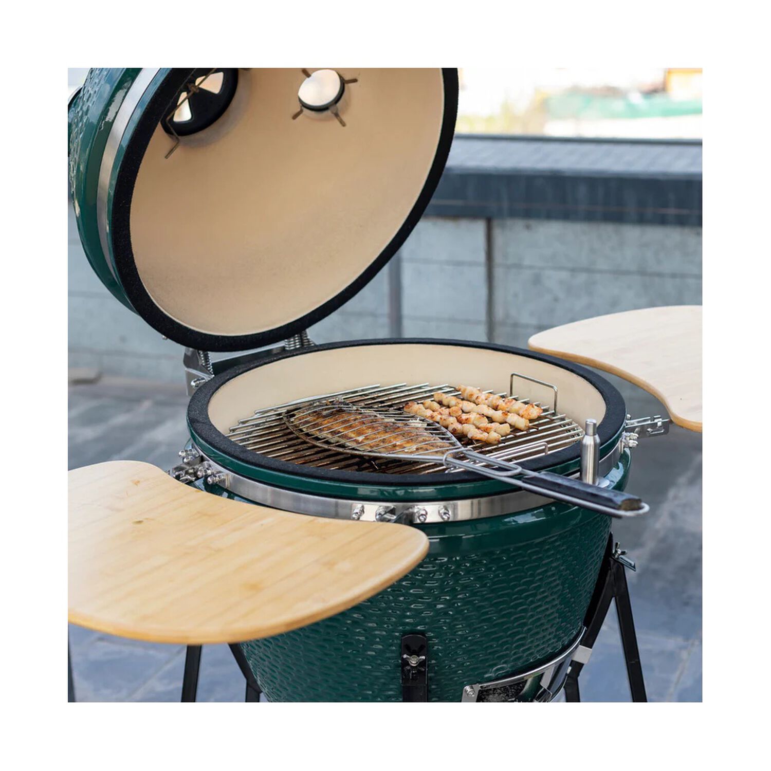 Parrilla Kamado Fdv Tokio Blue 22" image number 4.0