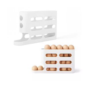 Dispensador De Huevos Rodante Organizador Refrigerador