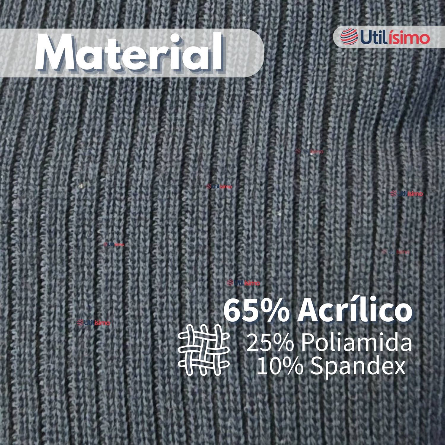 Pack 3 Calcet&iacute;nes Escolares Corto Acr&iacute;lico Azul Ni&ntilde;o Juvenil image number 9.0