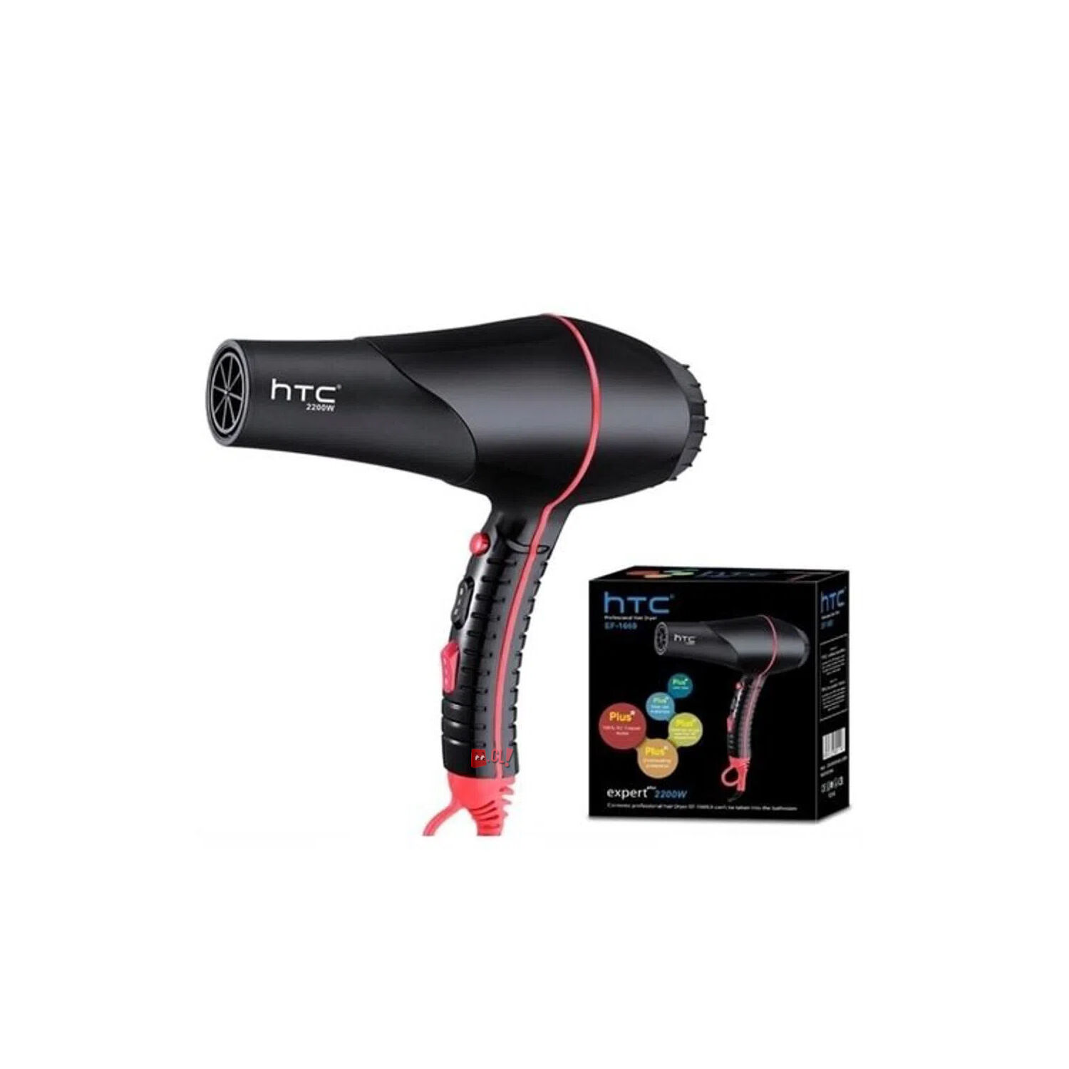 Secador De Cabello Htc Profesional 2200w - Ps image number 2.0