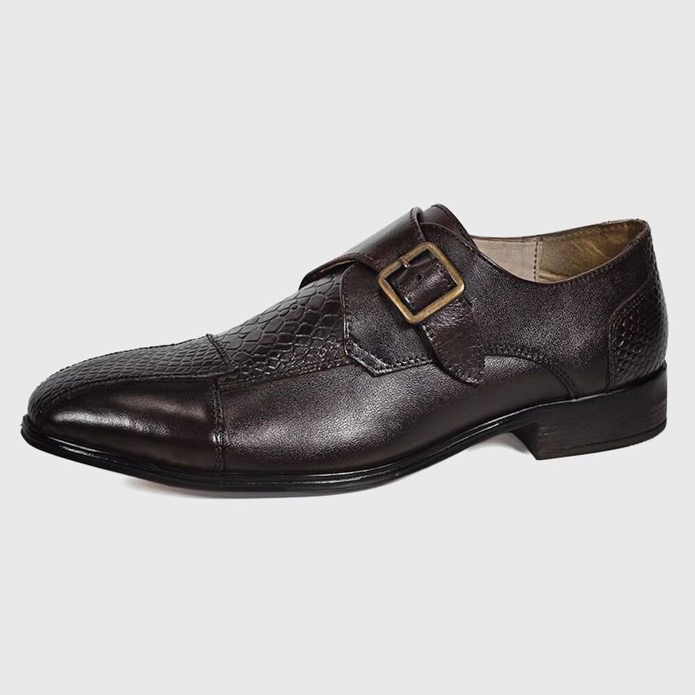 Zapato Cuero Verona Café Oscuro image number 0.0