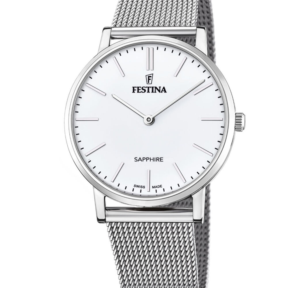 Reloj F20014/1 Festina Swiss Blanco Hombre Swiss Made image number 0.0