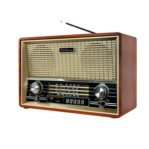 Radio Retro Grund-marrón Oscuro