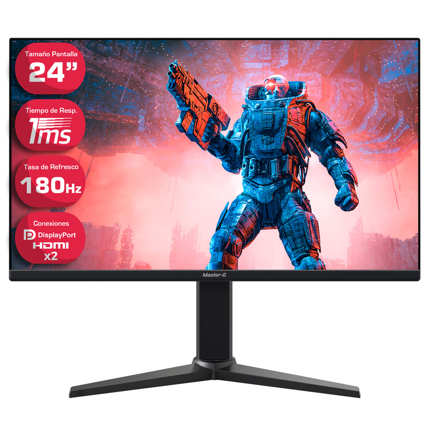 Monitor Gamer Led 24" Full Hd 180hz 1ms image number 0.0