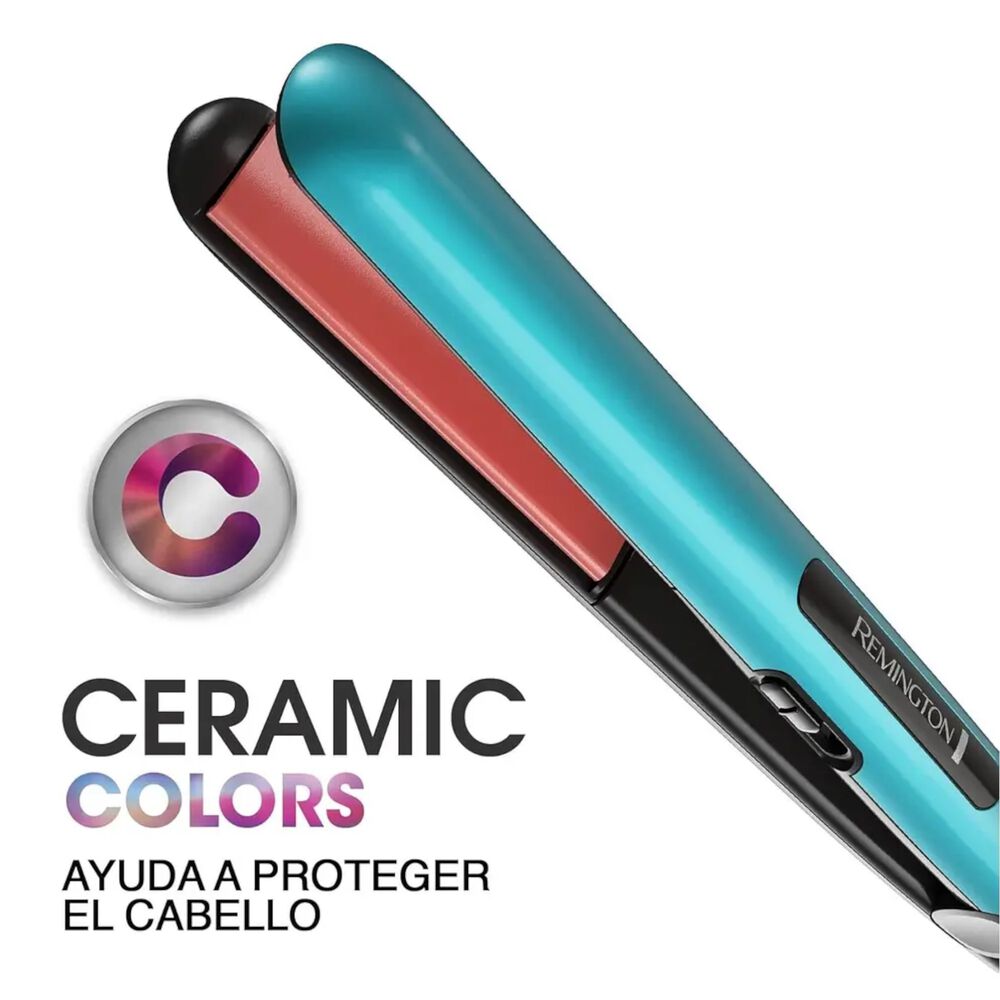 Alisador De Cabello Remington S1520 Ceramic Colors image number 5.0