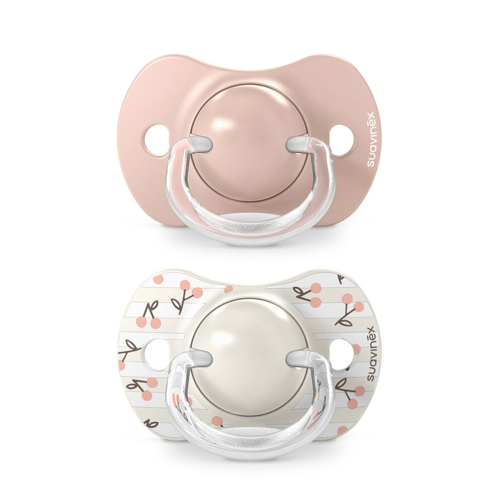 Chupete Sx Pro Fisiol&oacute;gico Silicona 0/6m 2u Birdies Rosa image number 0.0