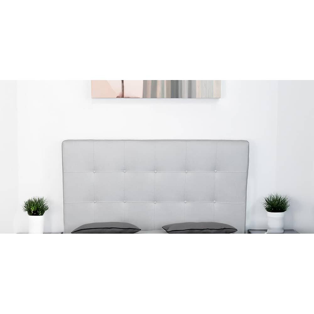 Respaldo Dos Plazas Lino Gris Claro image number 2.0