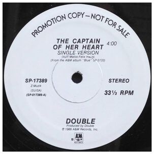 Double - The Captain Of The Heart (promo) | 12" Maxi Single Usado