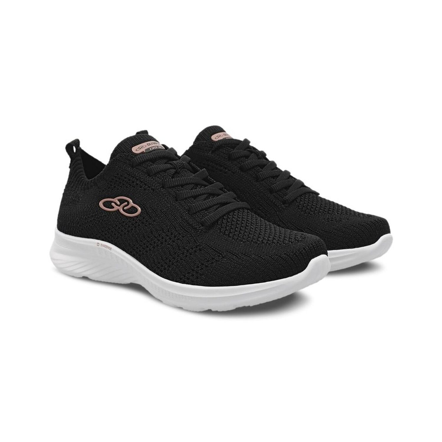 Zapatilla Mujer 130g Ultraleve Negra/blanca image number 1.0