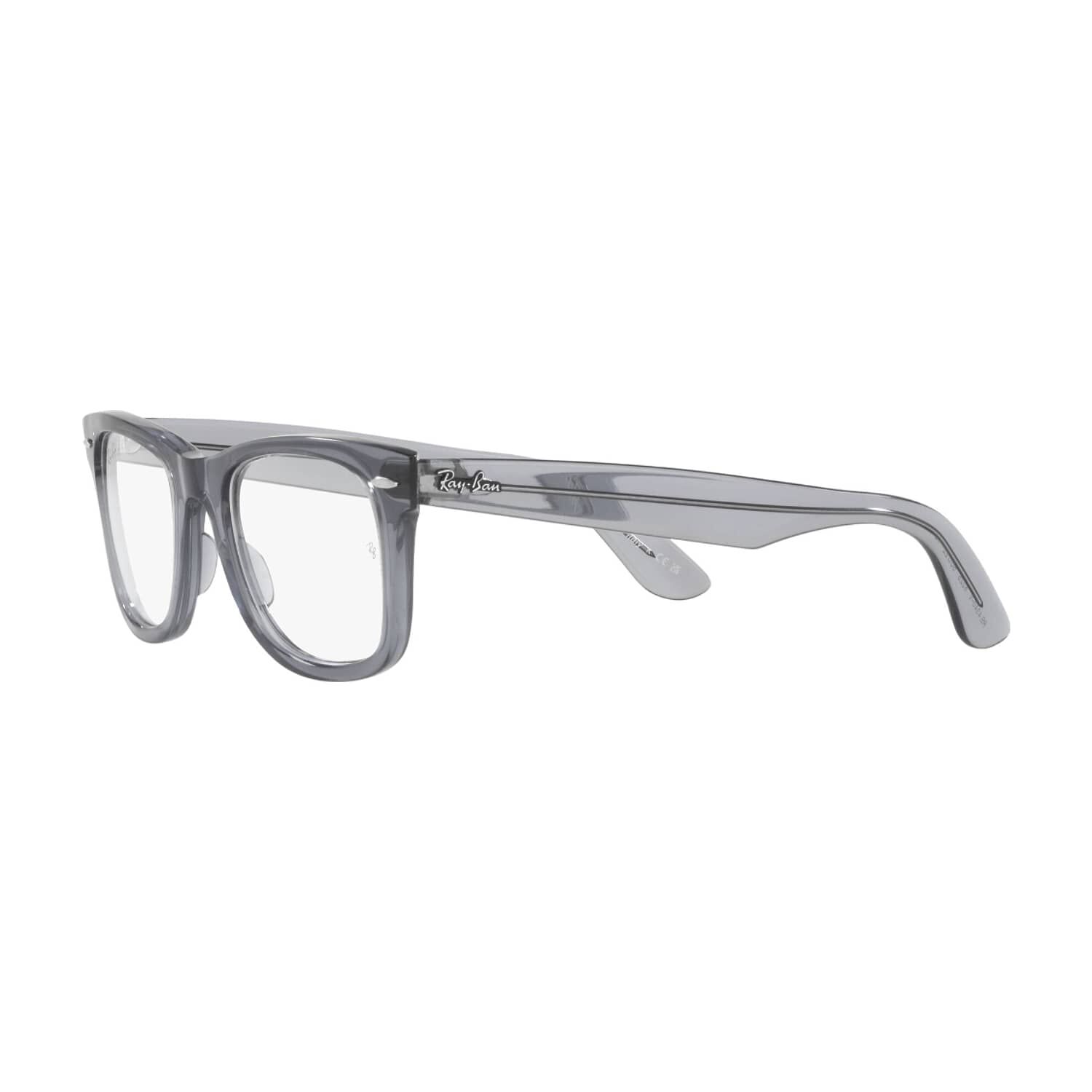 Lentes &Oacute;pticos Wayfarer Ease Gris Transparente Ray-ban Optical image number 2.0