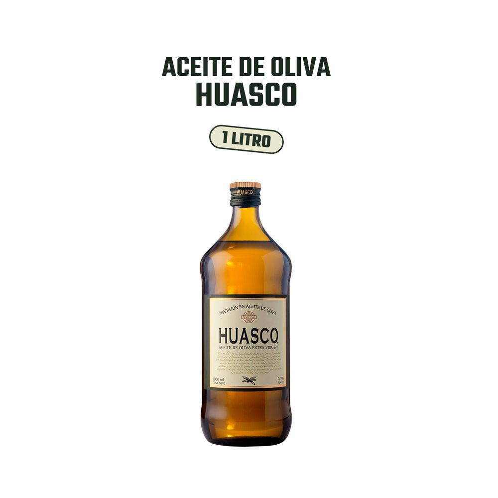 Aceite De Oliva Extra Virgen Huasco 4 X 1000 Ml image number 2.0
