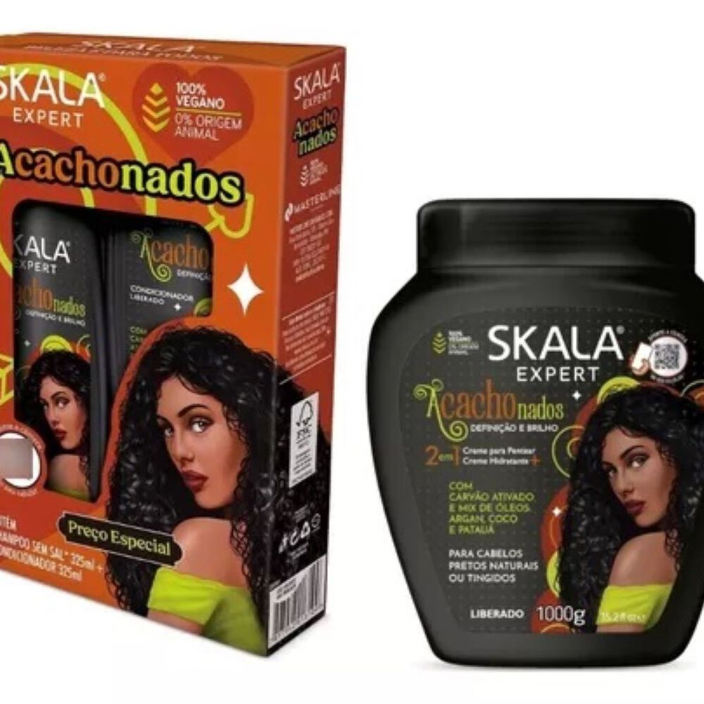 Kit Shampoo Y Acond Acachonados Skala Expert 650ml image number 2.0
