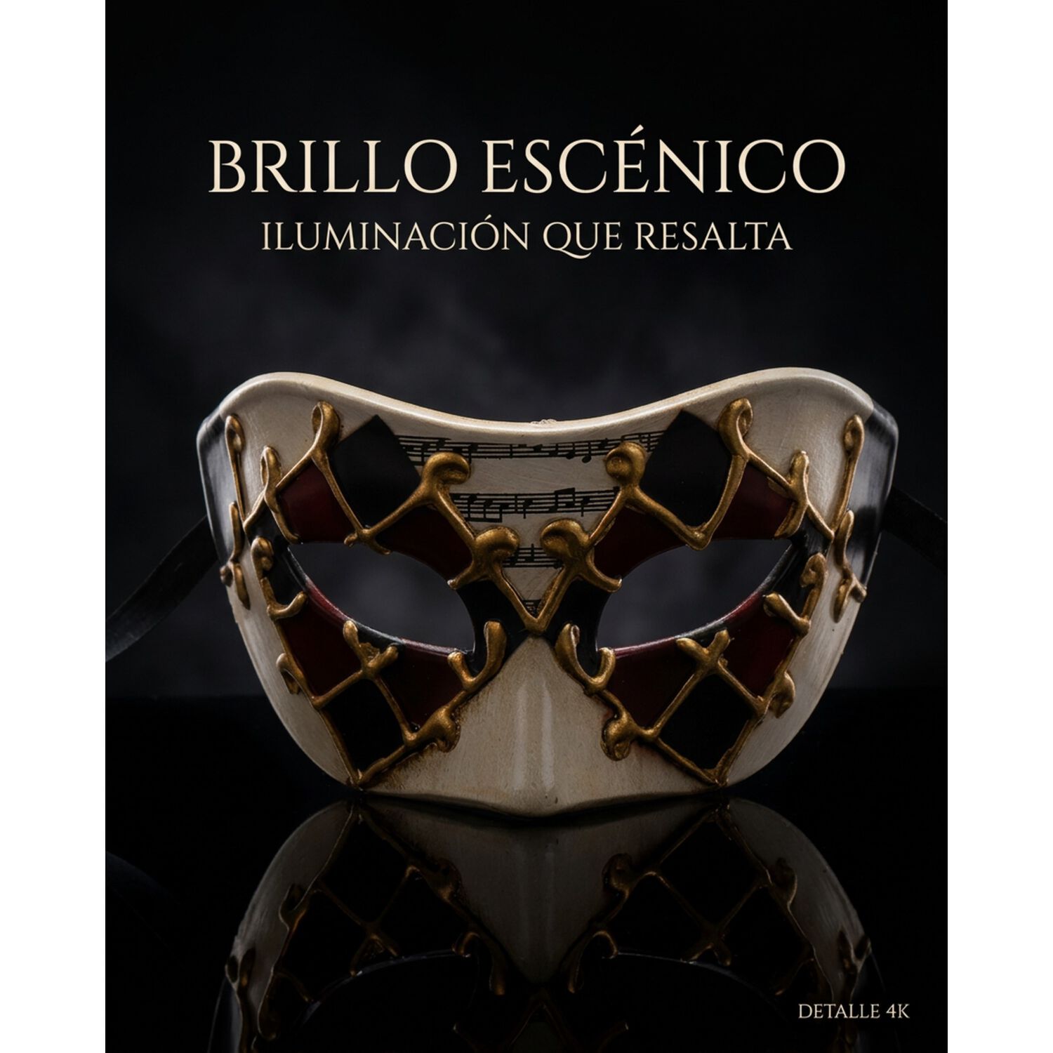 M&aacute;scara Veneciana Sexy Arlequ&iacute;n Para Fiesta Mascarada Unisex image number 21.0