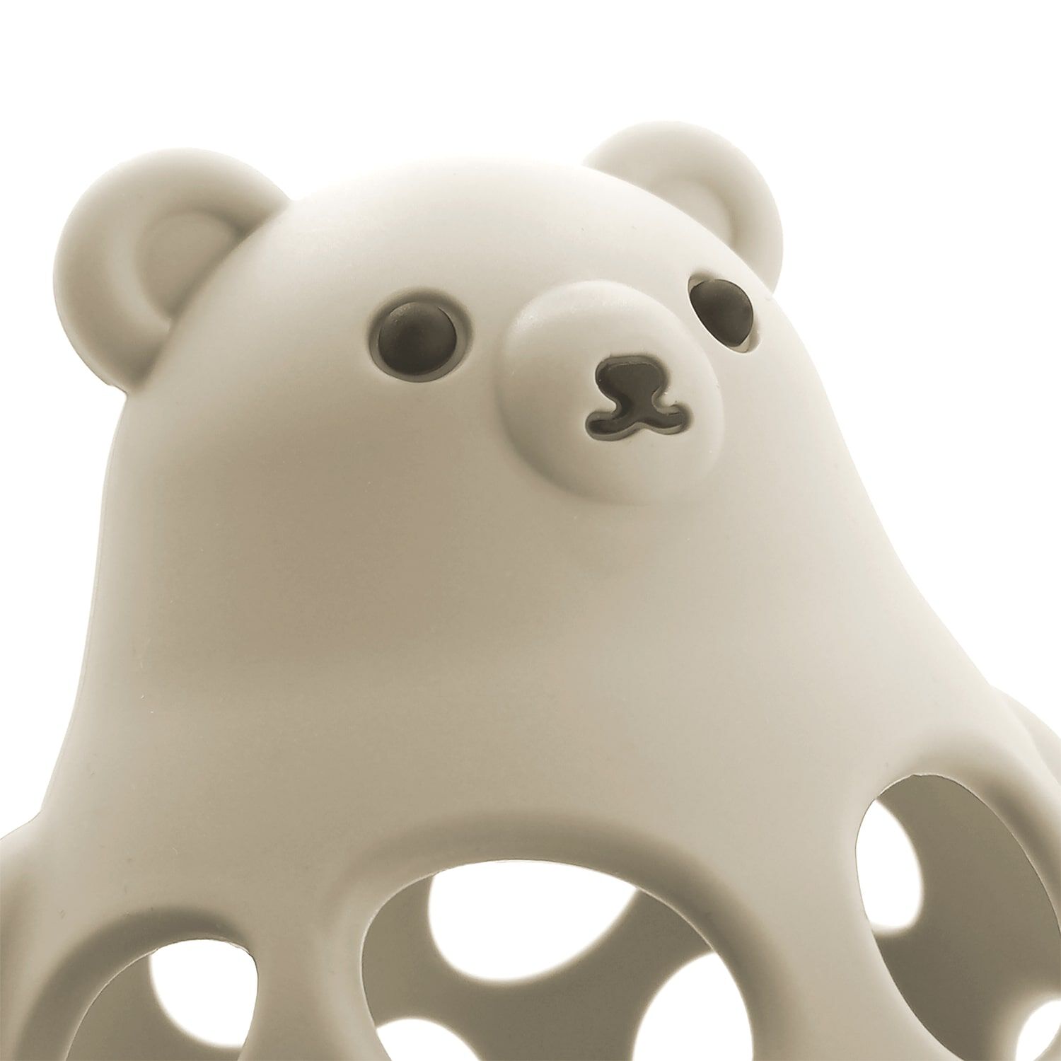 Juguete Mordedor Oso De Silicona Beige image number 2.0