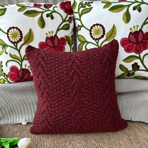 Set De 3 Cojines Combinados Rojo Primaveral Paga 2, Lleva 3!