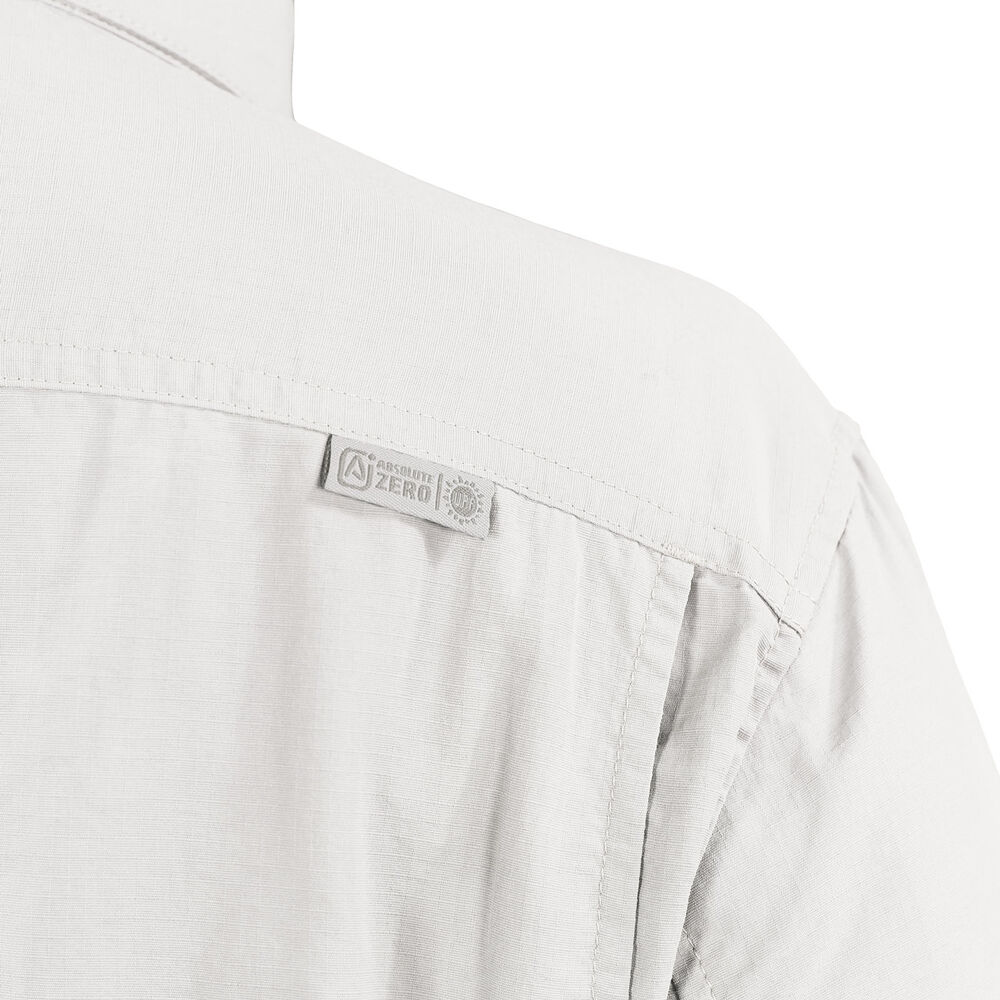 Blusa Outdoor Mujer Lightwind Ripstop Blanco Invierno Uv image number 4.0