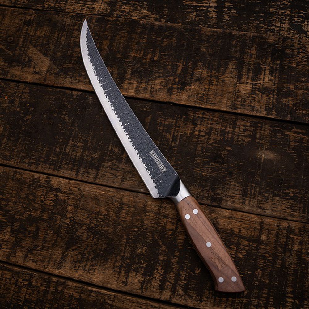Cuchillo 10" Carnicero Curvo Martillado image number 1.0