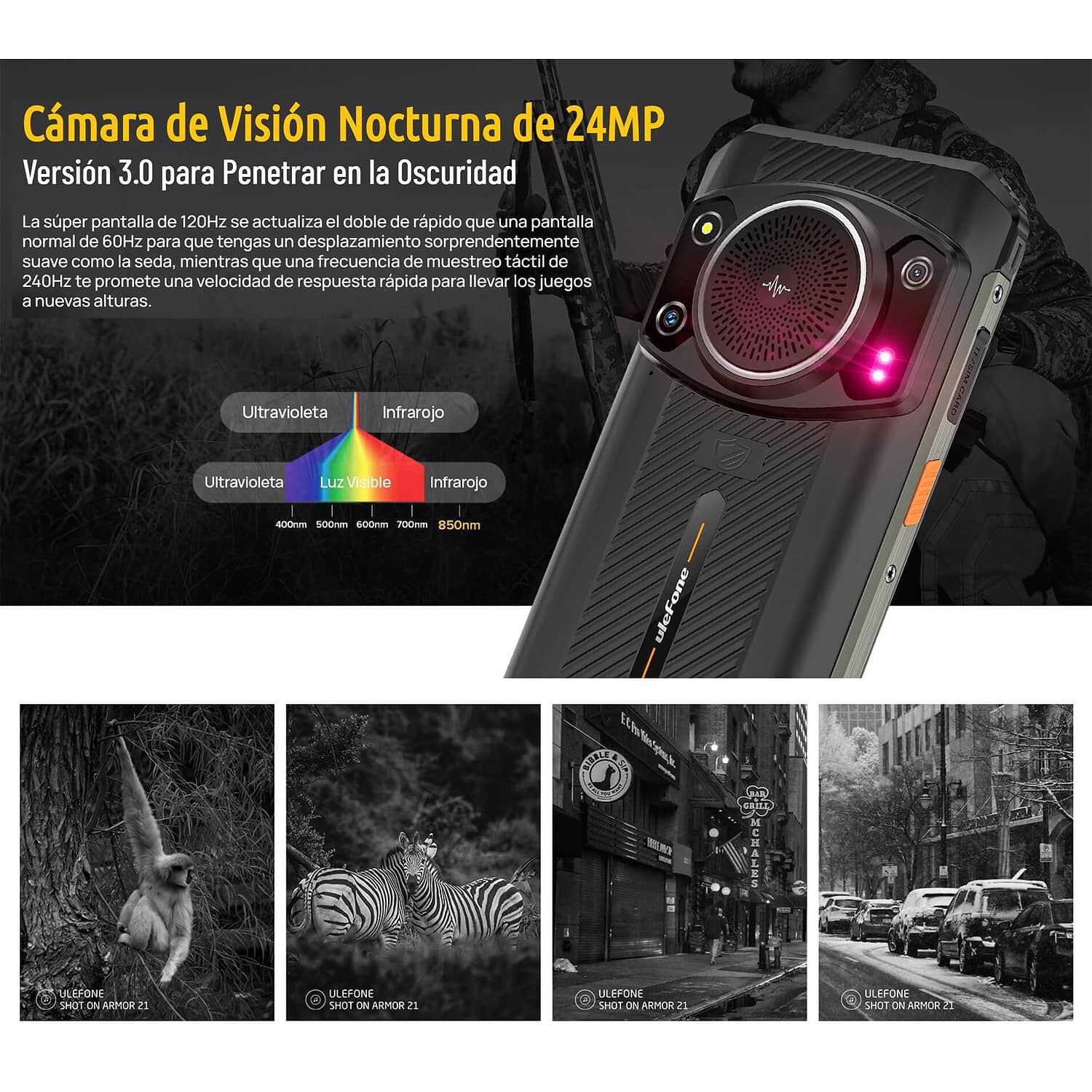 Ulefone Power Armor 21 - Smartphone Resistente Con Sonido Hifi Y Halo Infinito image number 6.0