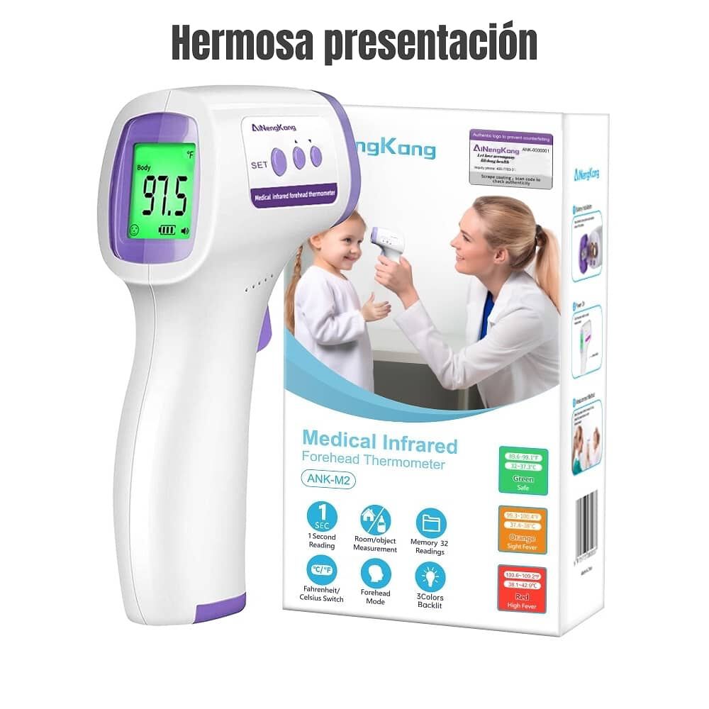 Term&oacute;metro Infrarrojo Digital Con Pilas Lubabycas image number 7.0