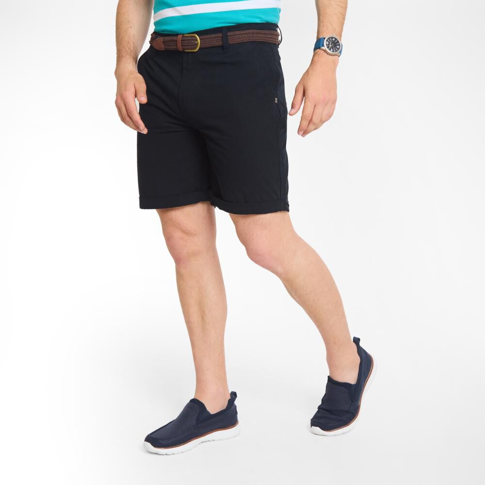 Bermuda Tiro Medio Regular Hombre Peroe image number 2.0