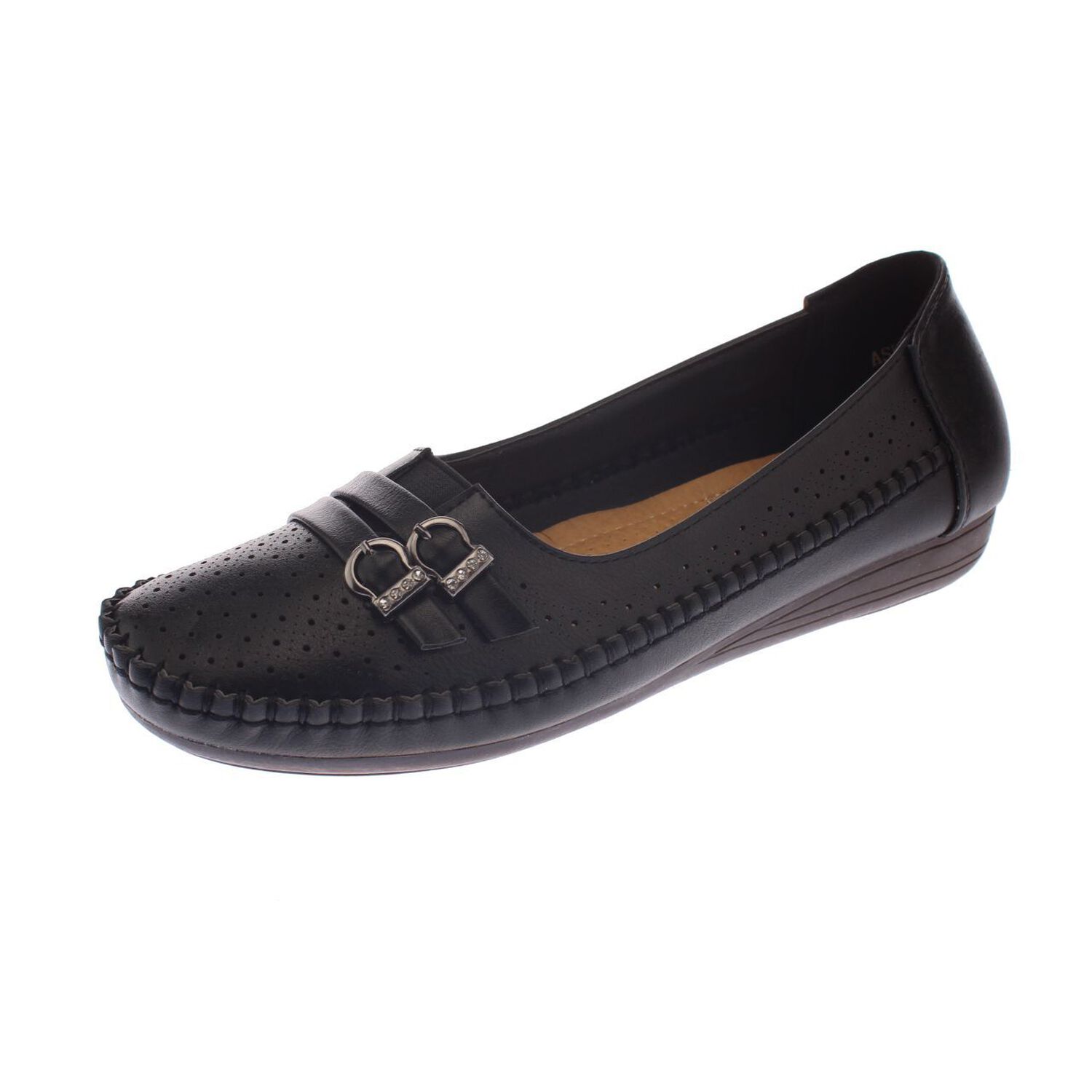 Mocas&iacute;n Negro Modelo Italiano Art. 5ask64243black image number 0.0