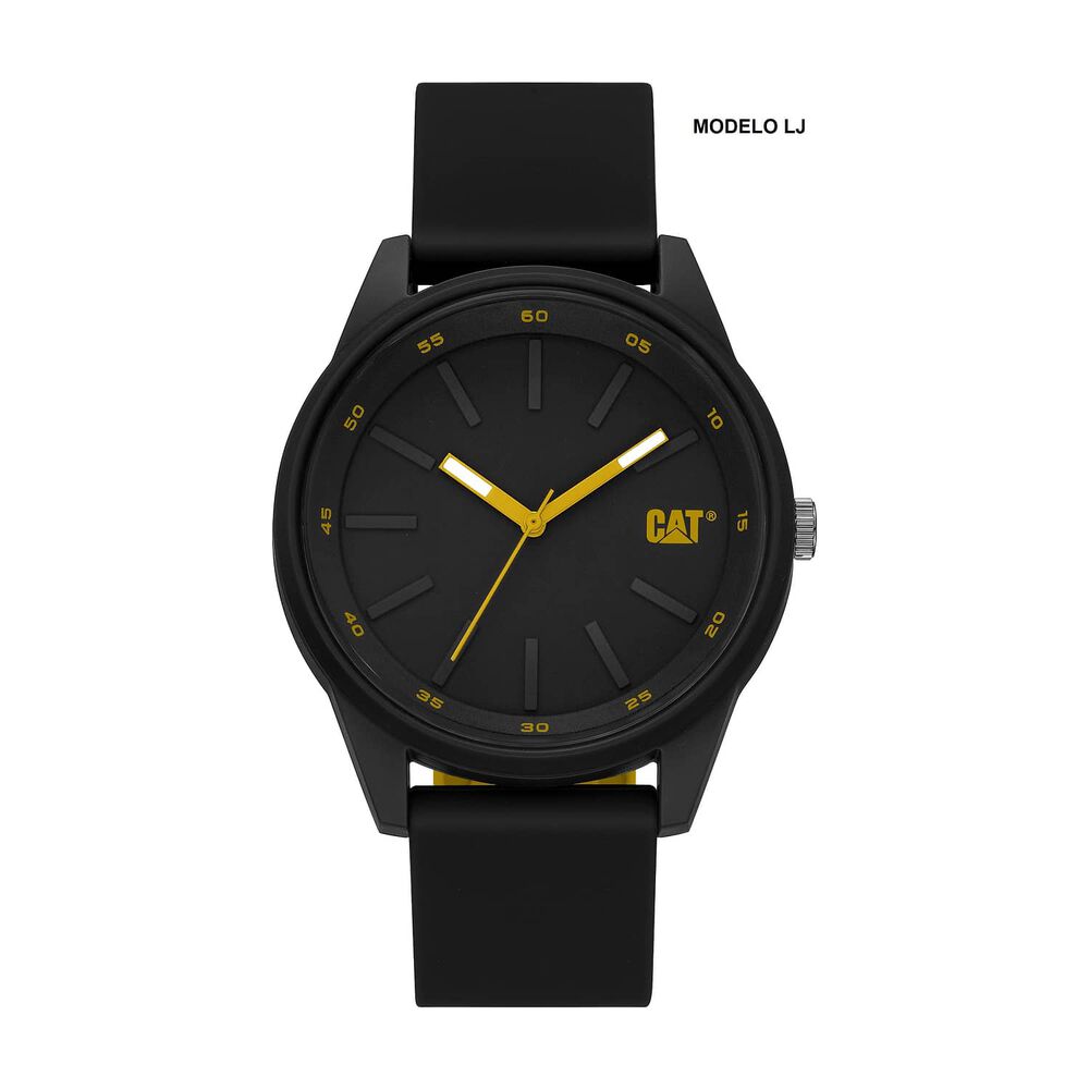 Correa Pulsera Cat Hombre Lj-21 Negro image number 2.0