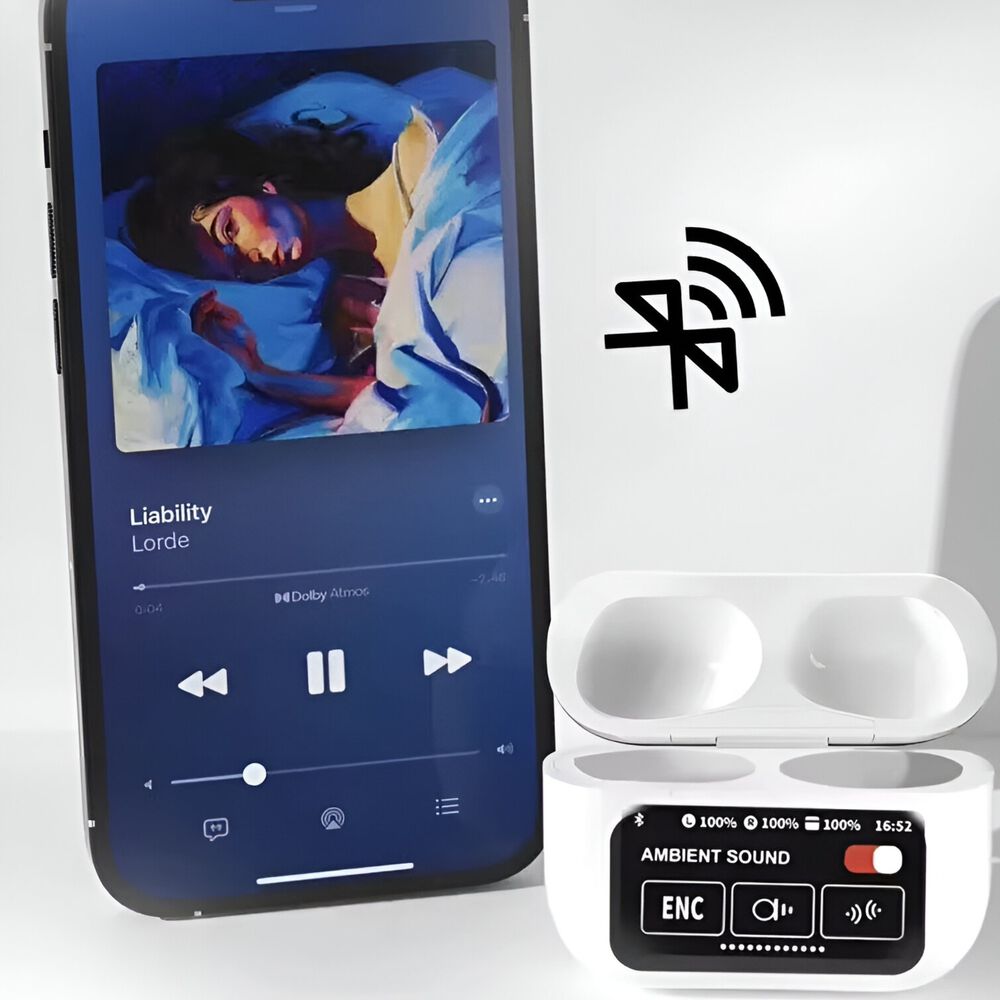 Aud&iacute;fonos In Ear Tws Con Display Led Smart Touch Fd-t9 + Anc image number 4.0