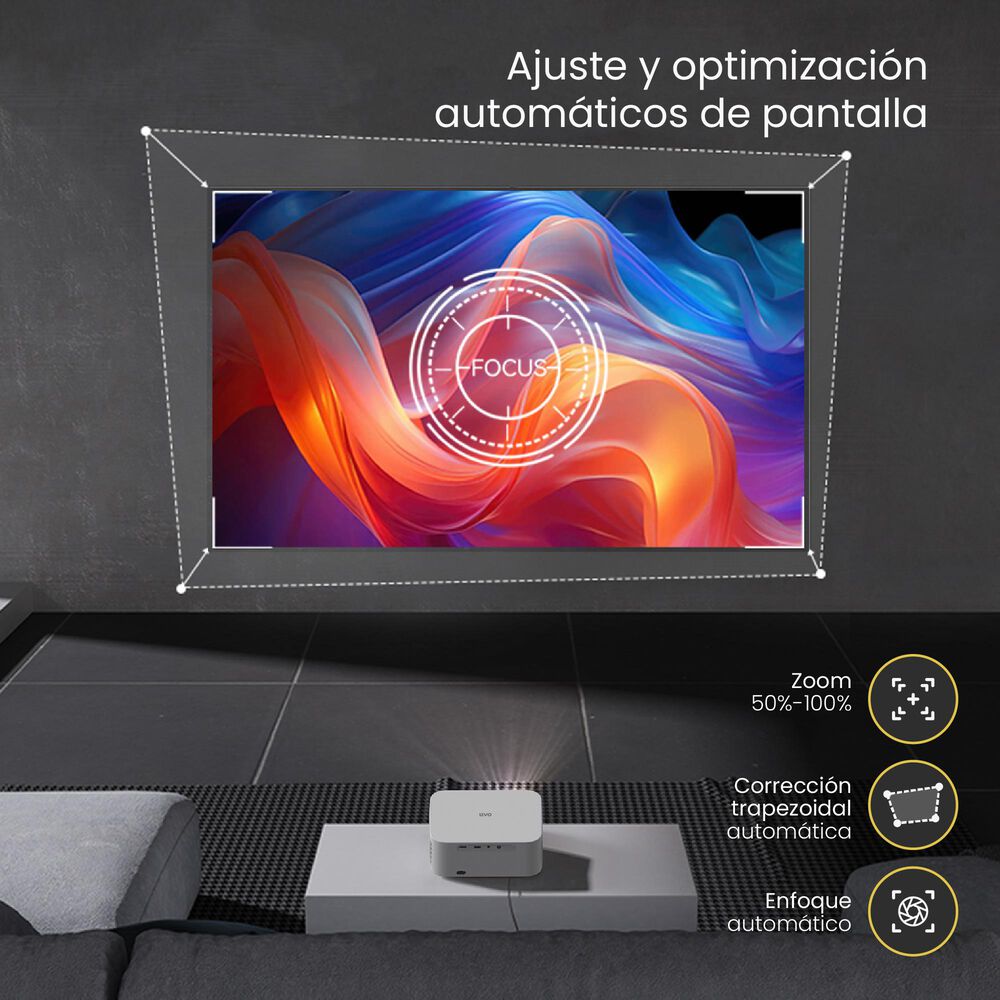 Proyector Portatil Smart Orion 12000lm Wifi Bt Android Levo image number 5.0