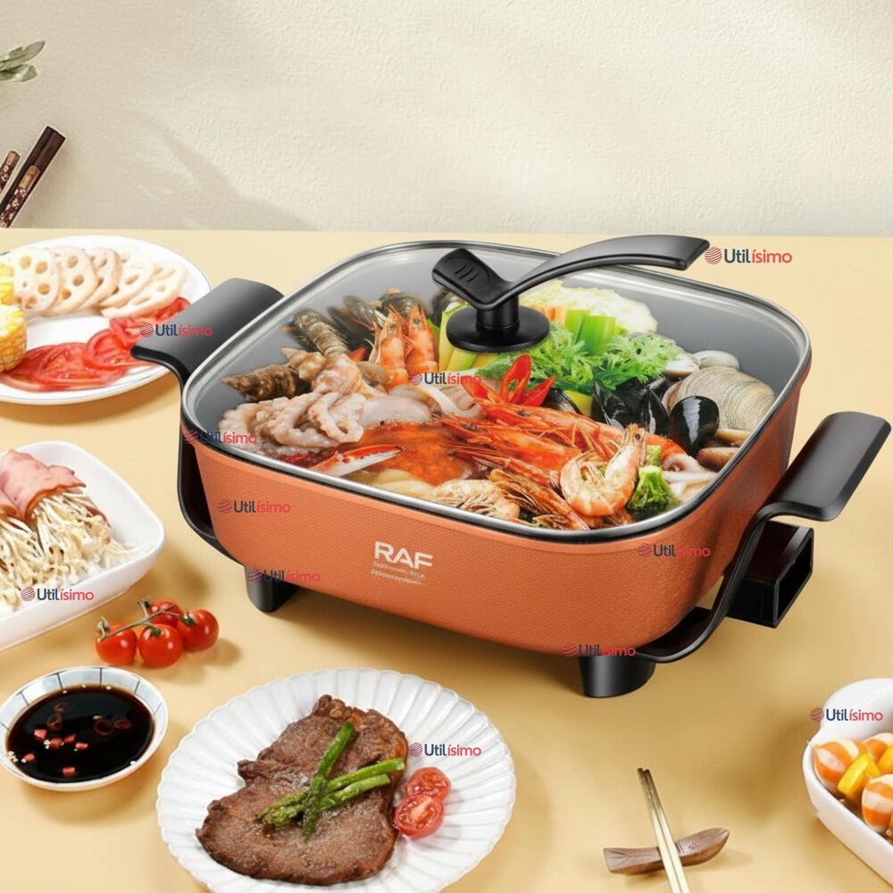 Sartén Eléctrico Multifuncional Antiadherente 1350w De Potencia image number 0.0