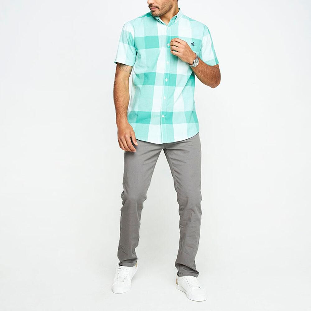 Camisa Puntos Manga Corta Hombre The King's Polo Club image number 1.0