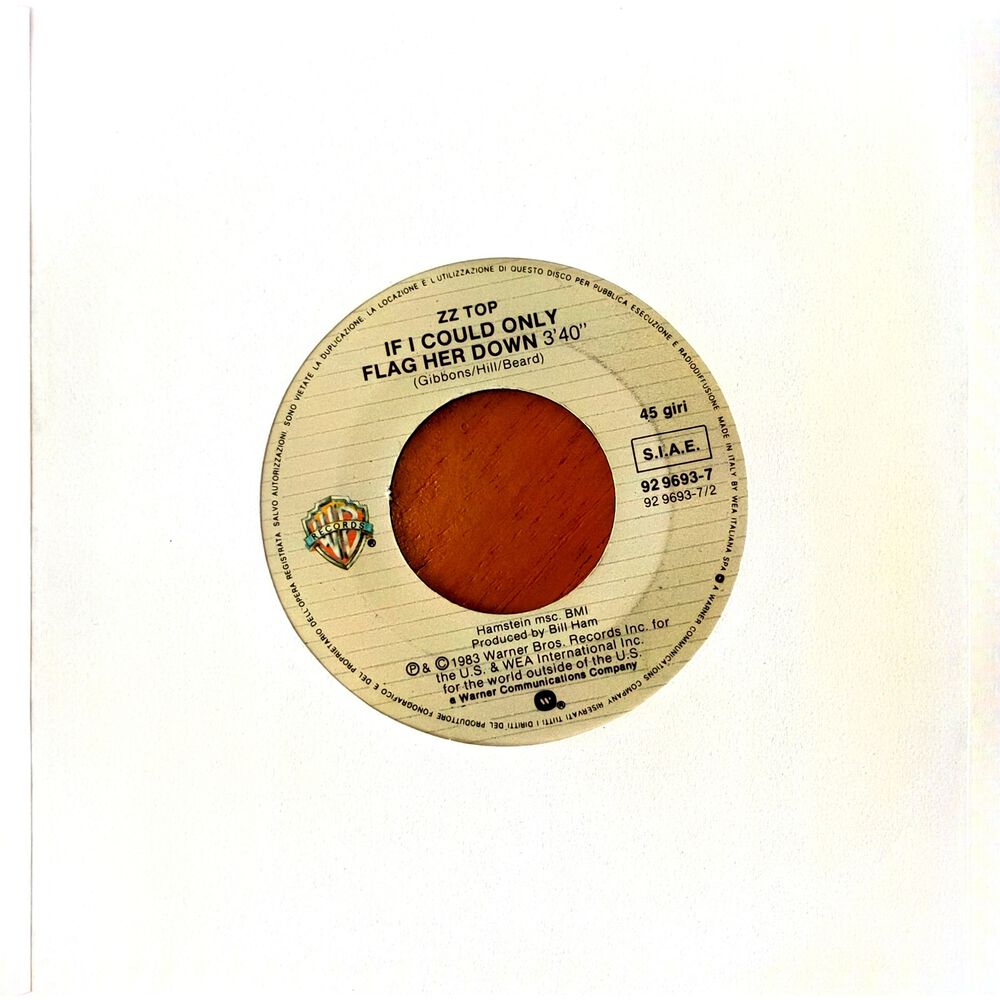 Zz Top - Gimme Al Your Loving | 7" Single Vinilo Usado image number 1.0