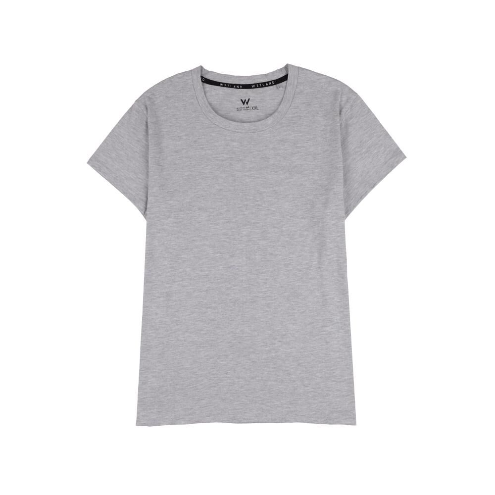 Polera Deportiva Manga Corta Cuello Redondo Mujer Wetland image number 0.0