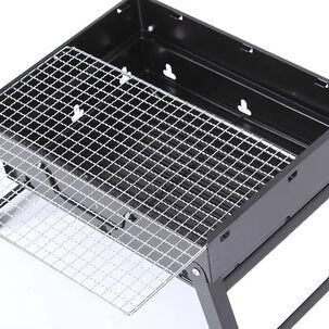 .mini Parrilla De Carb&oacute;n Port&aacute;til Plegable Acero Inoxidable