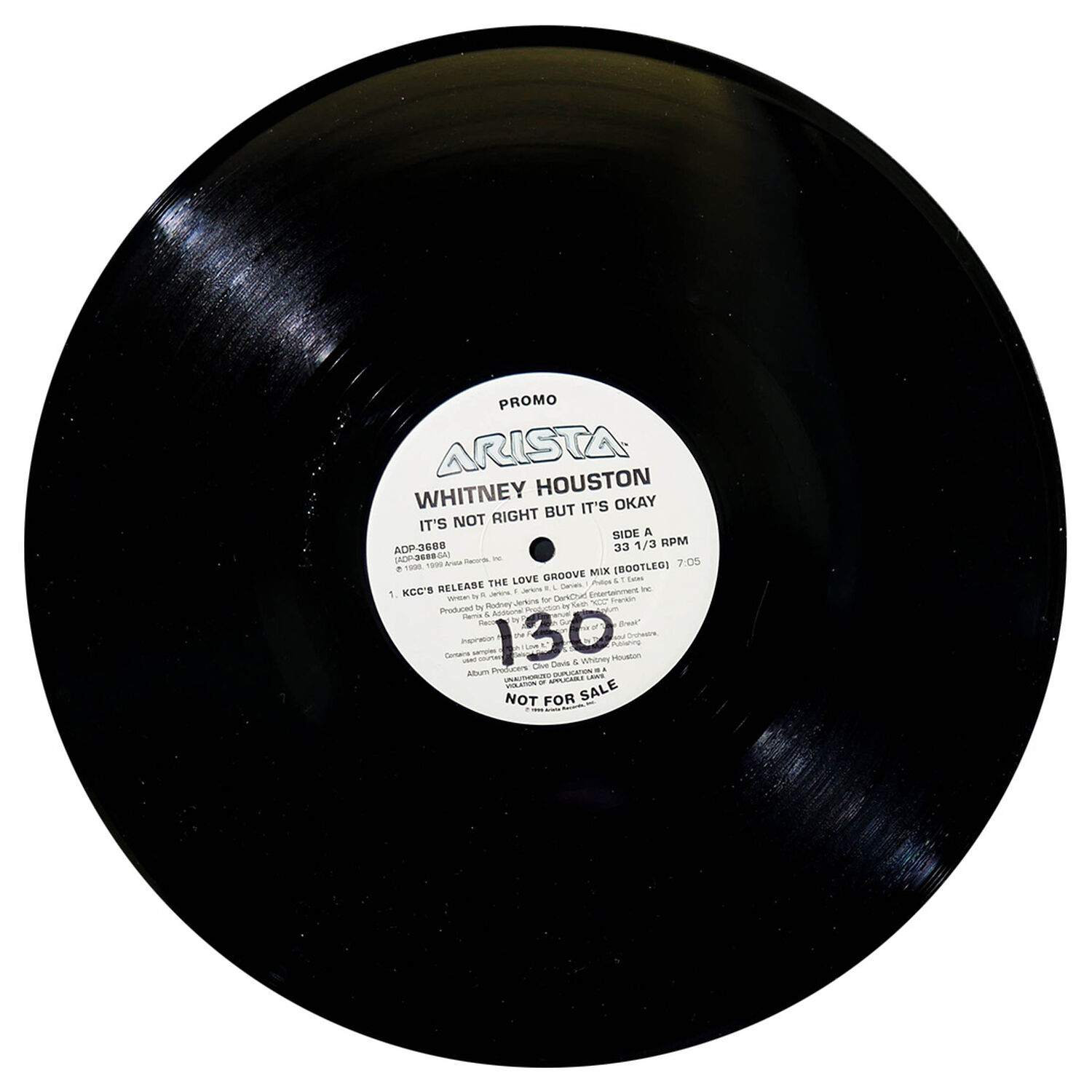 Whitney Houston - It's Not Right But It's Ok (groove Mixes) | 12" Maxi Single Usado image number 2.0