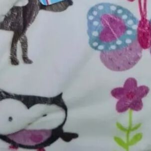 Manta Frazada Bebe Flores