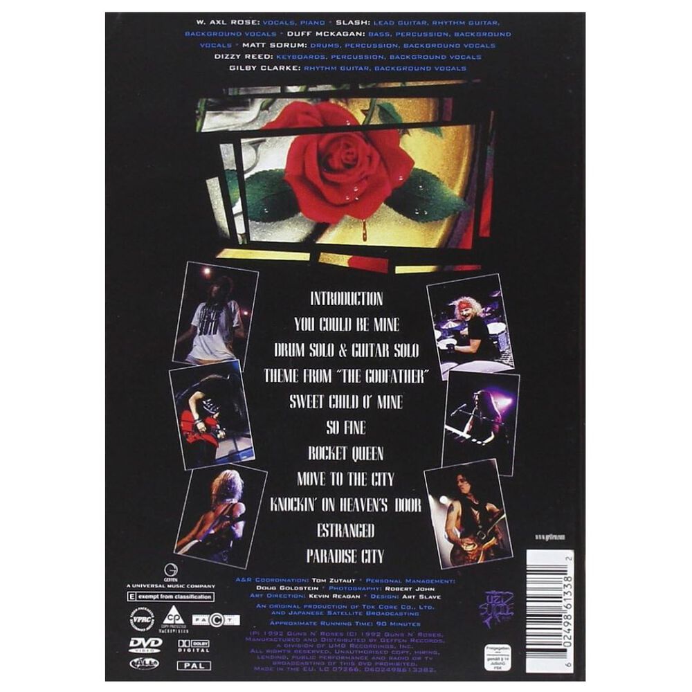 Guns N' Roses - Use Your Illusion Ii World Tour - 1992 Tokyo | Dvd image number 1.0