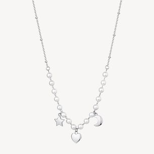 Collar Brosway Bah79 Plateado Mujer