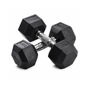 Par De Mancuerna Profesional Hexagonal 7.5 Kg Uso Fitness