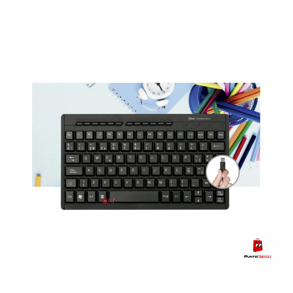 Teclado Pc Slim Usb Español Square Slim 250 - Ps image number 2.0