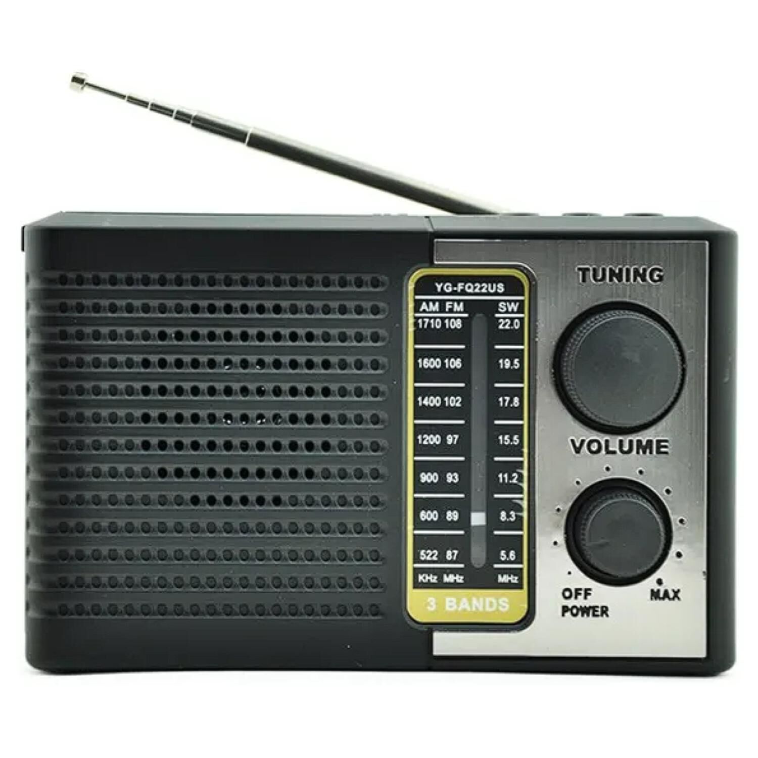 Radio Portatil Recargable Solar Led Usb Sw Am Fm image number 1.0